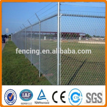 China fornecedor de alta qualidade campo de esportes de segurança de ligação da cadeia cerca / cadeia de cerca cerca de parede / portátil de cerca de ligação da cadeia painel